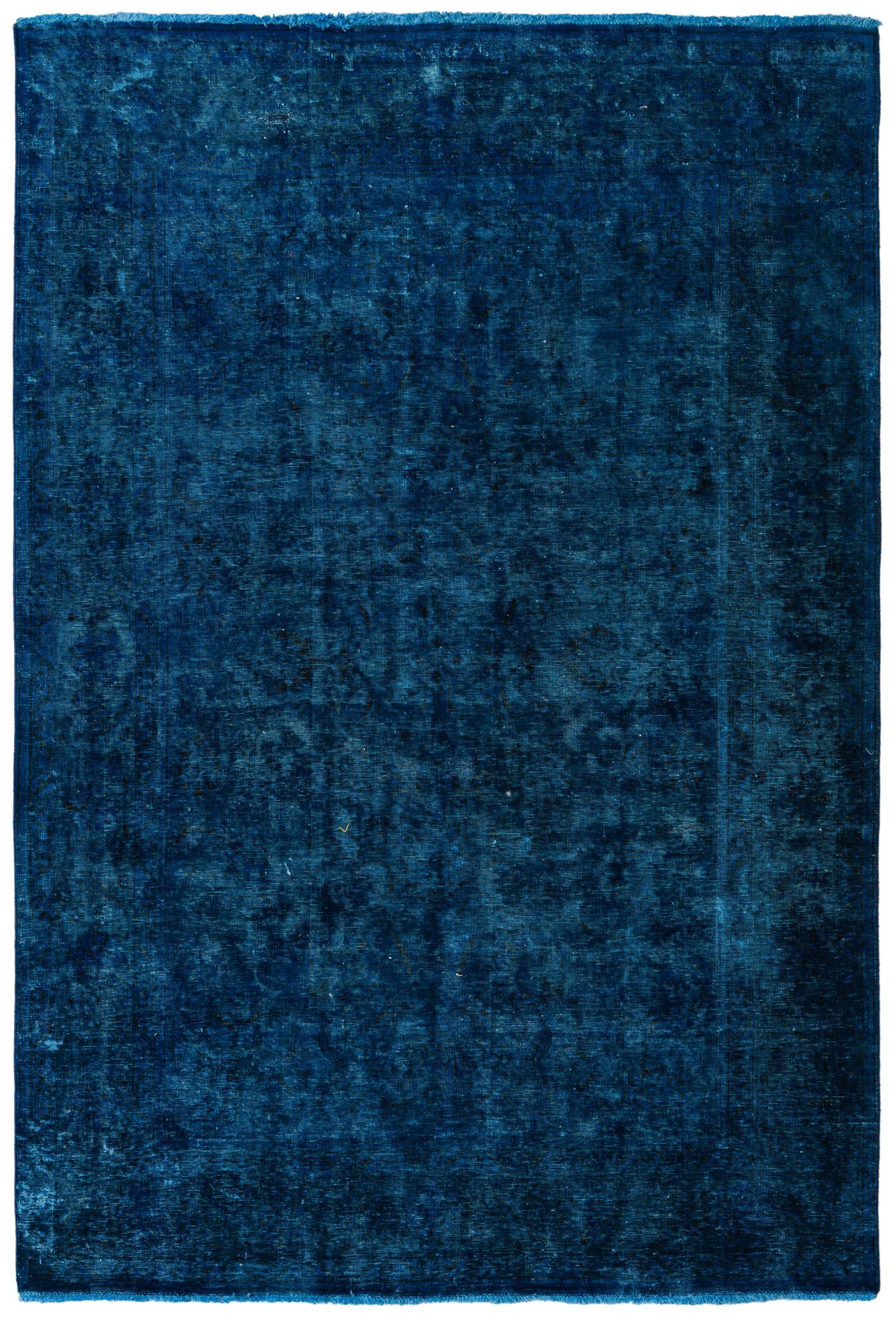 6' 9 x 9' 9 Hand Knotted Ultra Vintage Persian Wool Rug