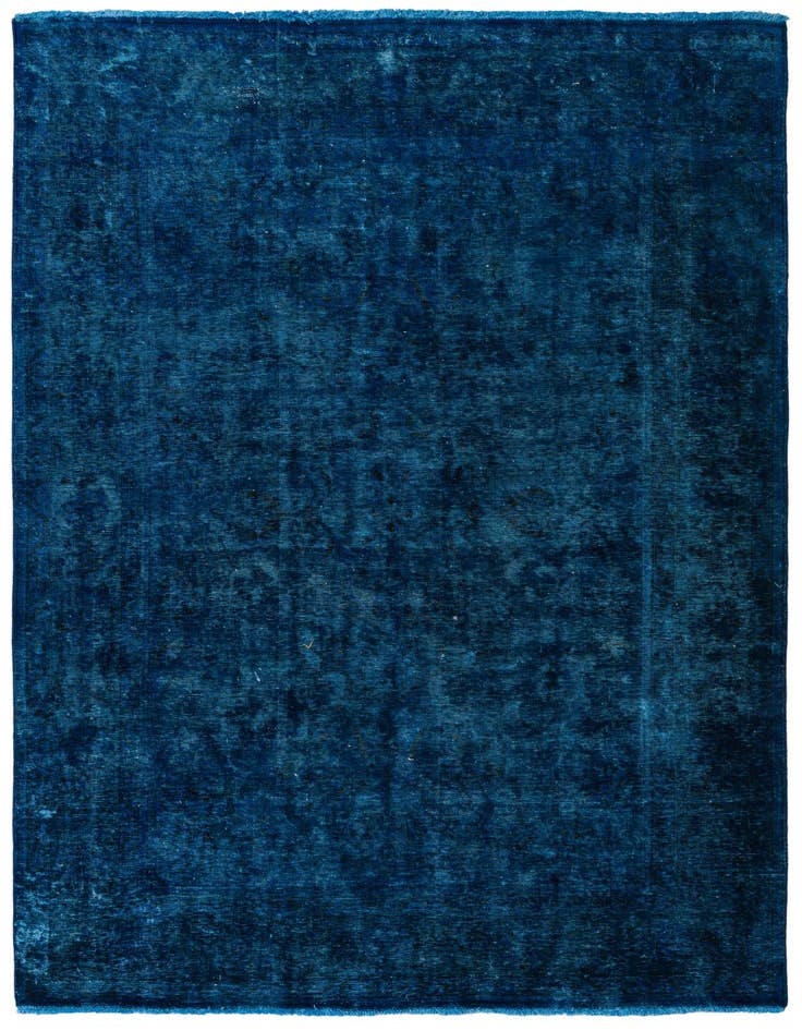 Detail image of 6' 9 x 9' 9 Hand Knotted Ultra Vintage Persian Wool Rug