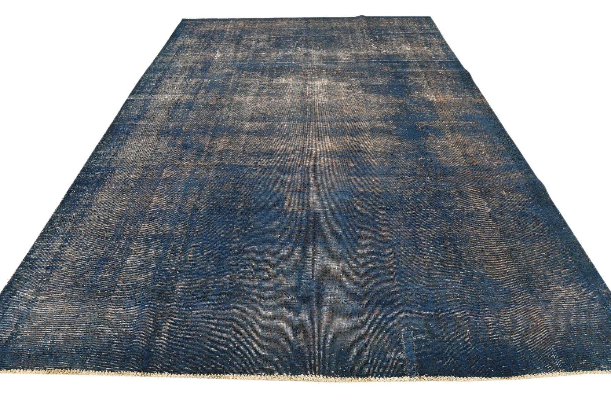7' 10 x 11' 5 Hand Knotted Ultra Vintage Persian Wool Rug