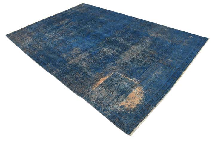 6' 3 x 9' 5 Hand Knotted Ultra Vintage Persian Wool Rug