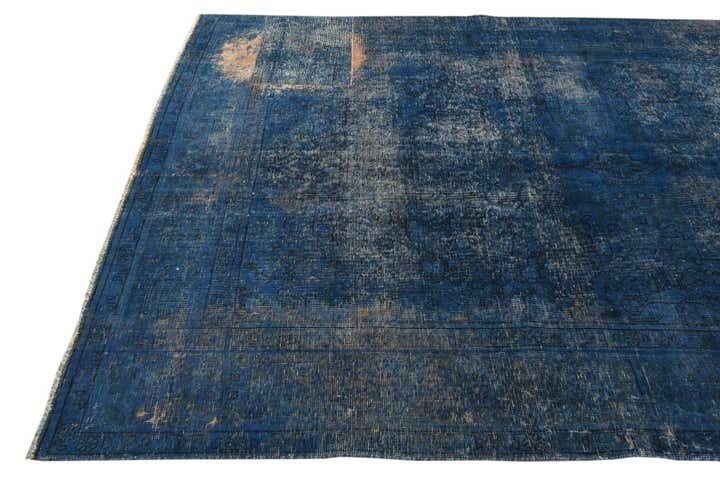 6' 3 x 9' 5 Hand Knotted Ultra Vintage Persian Wool Rug