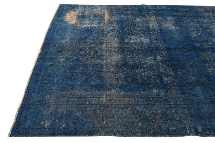 Detail image of 6' 3 x 9' 5 Hand Knotted Ultra Vintage Persian Wool Rug