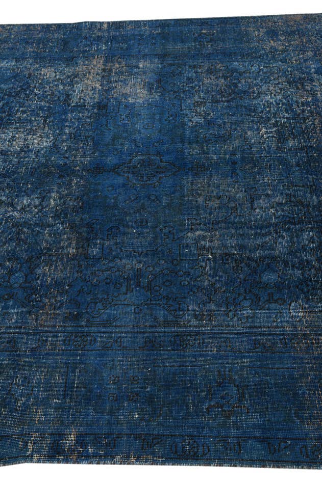 Detail image of 6' 3 x 9' 5 Hand Knotted Ultra Vintage Persian Wool Rug
