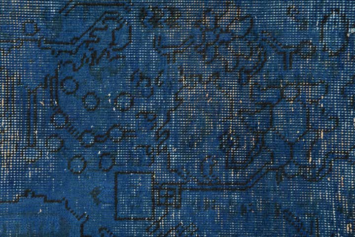 6' 3 x 9' 5 Hand Knotted Ultra Vintage Persian Wool Rug