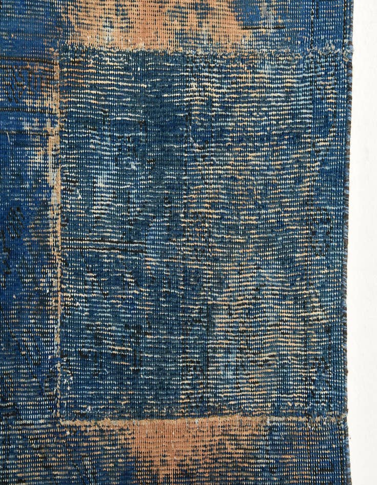 Detail image of 6' 3 x 9' 5  Hand Knotted Ultra Vintage Persian Wool Rug