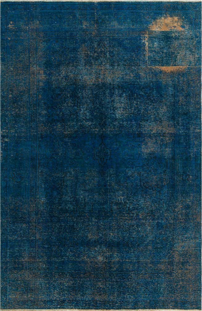 6' 3 x 9' 5 Hand Knotted Ultra Vintage Persian Wool Rug