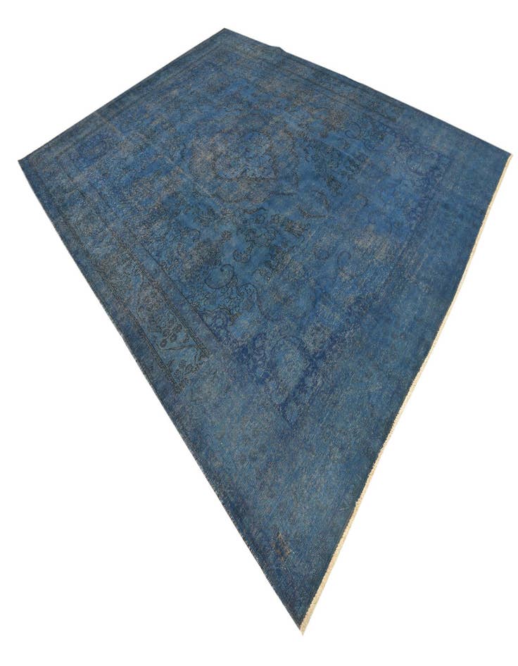 Detail image of 9' 7 x 12' 5  Hand Knotted Ultra Vintage Persian Wool Rug