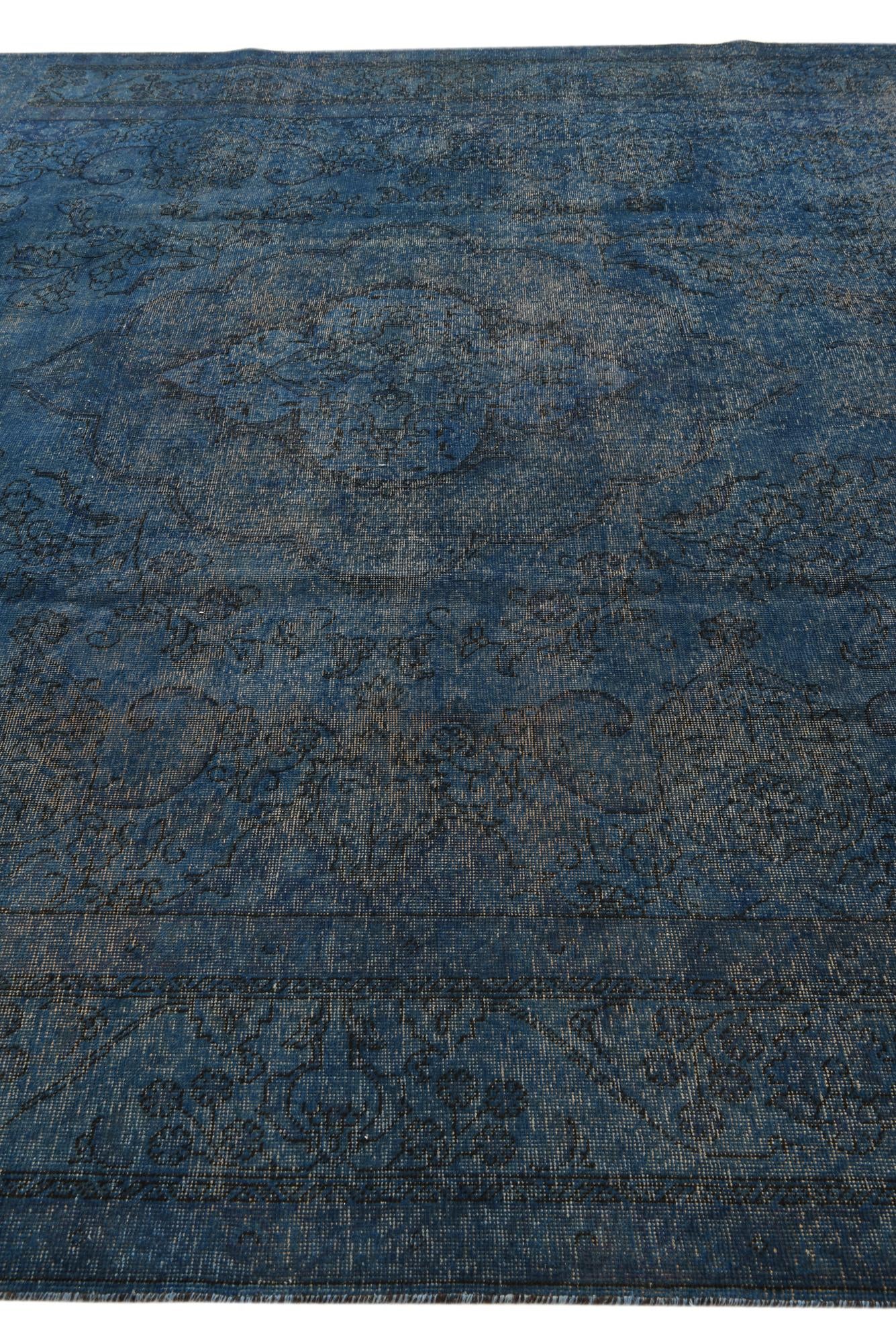 9' 7 x 12' 5 Hand Knotted Ultra Vintage Persian Wool Rug