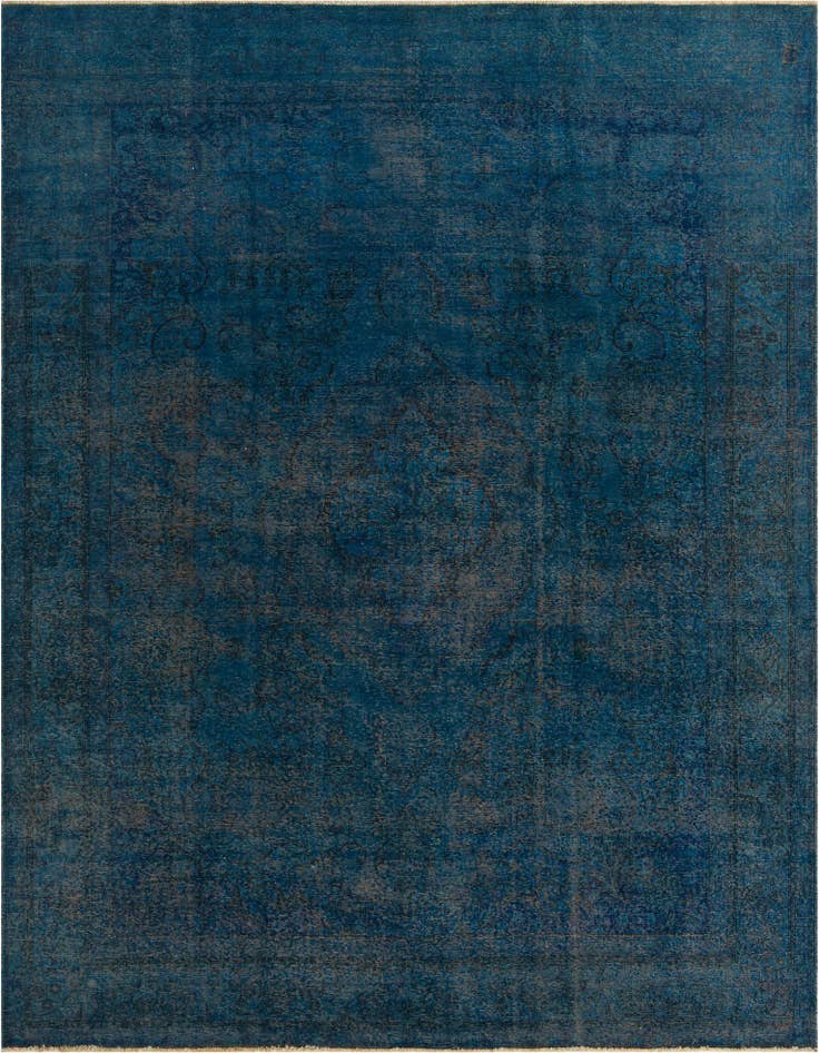 Detail image of 9' 7 x 12' 5 Hand Knotted Ultra Vintage Persian Wool Rug
