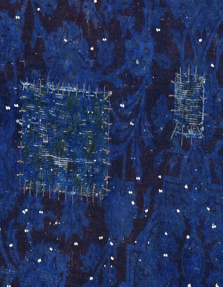 Detail image of 6' 10 x 9' 5  Hand Knotted Ultra Vintage Persian Wool Rug