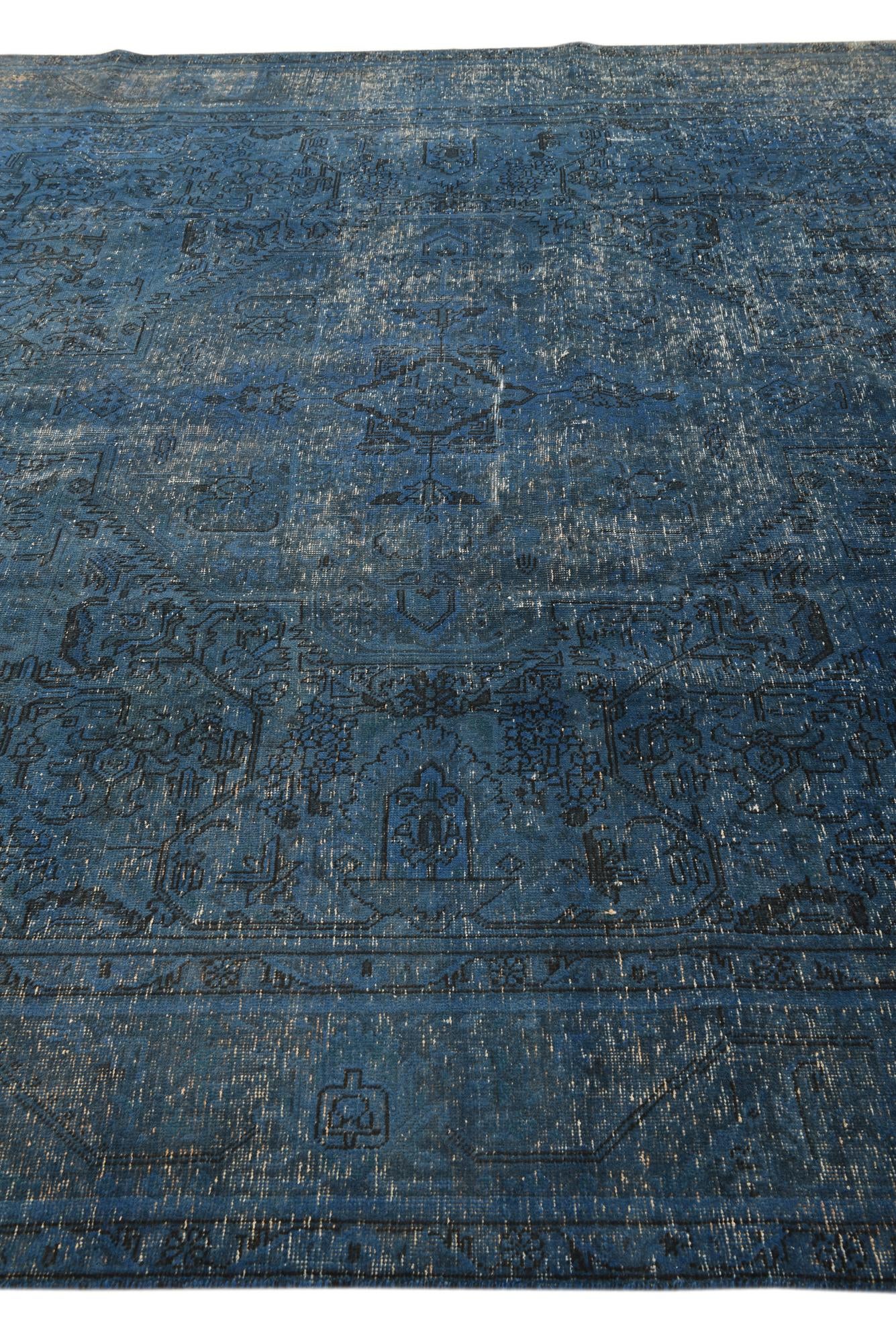9' 7 x 12' 5 Hand Knotted Ultra Vintage Persian Wool Rug