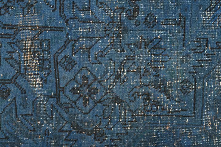 9' 7 x 12' 5 Hand Knotted Ultra Vintage Persian Wool Rug