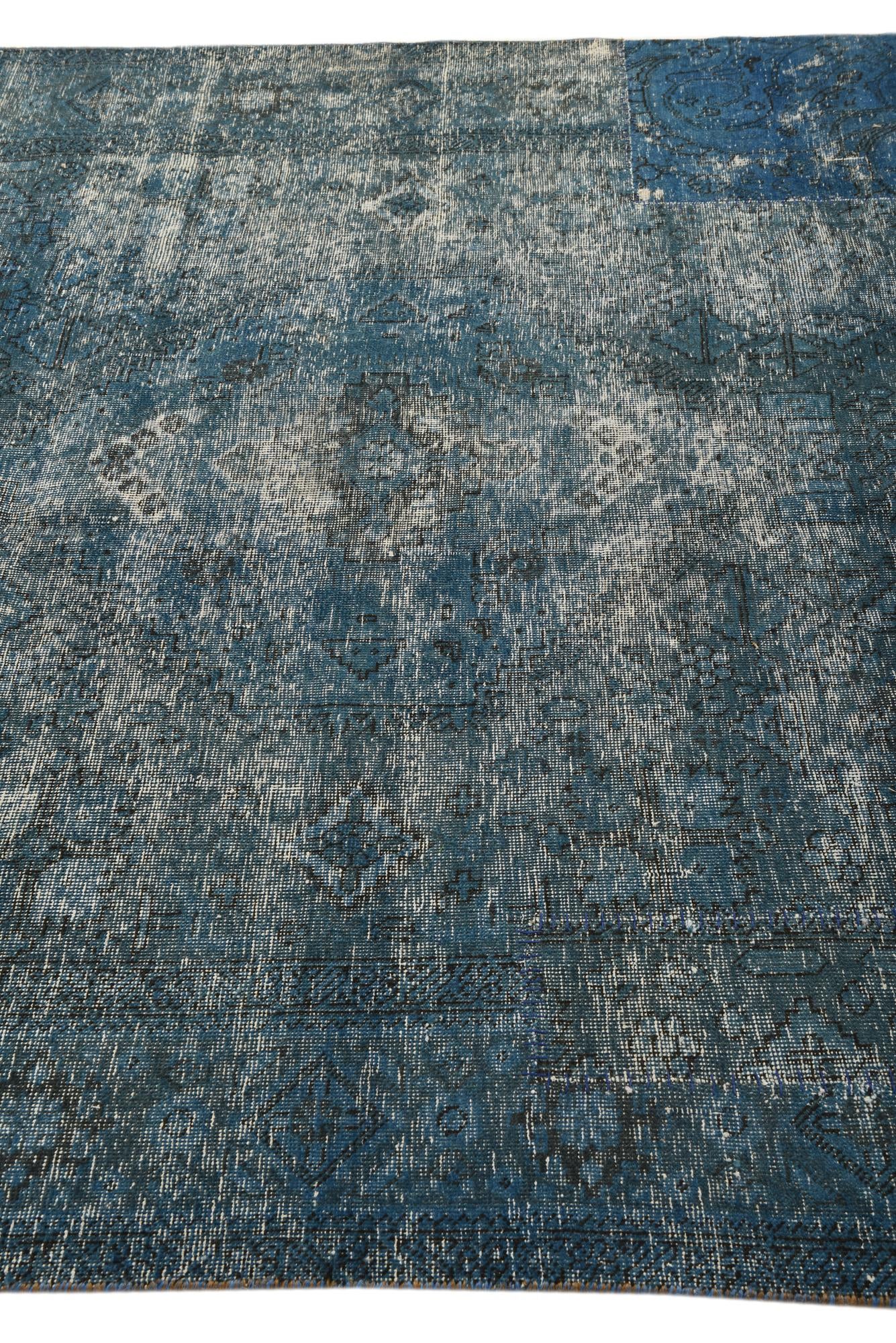 6' 6 x 9' 3 Hand Knotted Ultra Vintage Persian Wool Rug