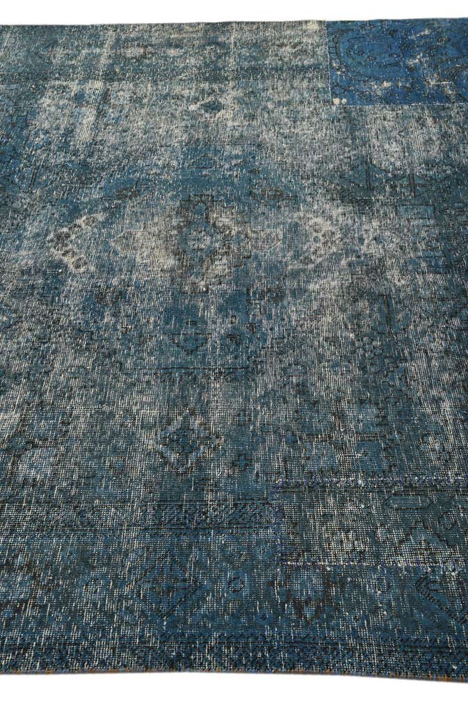 6' 6 x 9' 3 Hand Knotted Ultra Vintage Persian Wool Rug