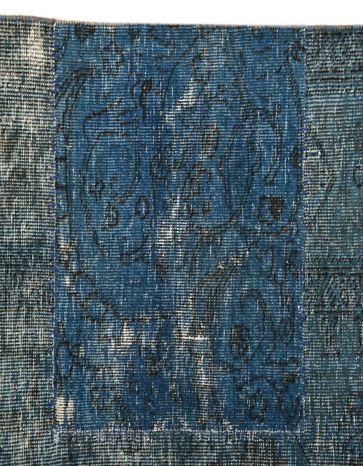 Detail image of 6' 6 x 9' 3  Hand Knotted Ultra Vintage Persian Wool Rug