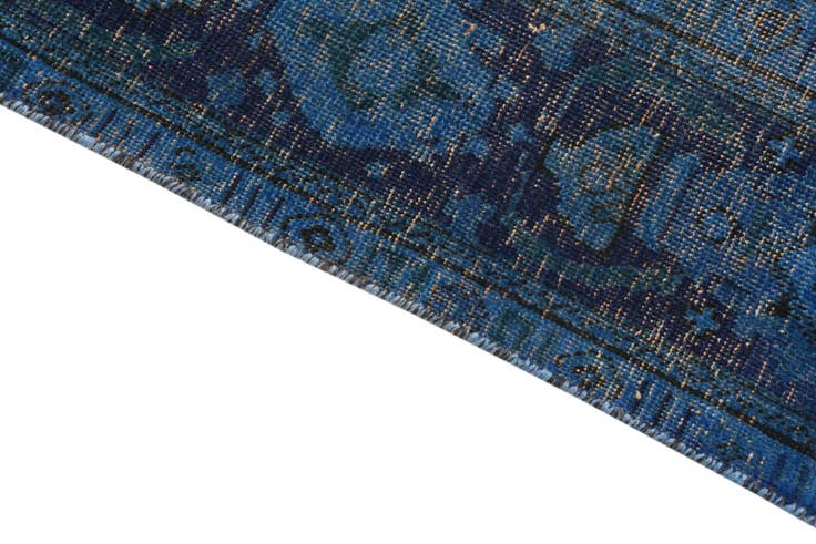 Detail image of 6' 8 x 9' 1 Hand Knotted Ultra Vintage Persian Wool Rug