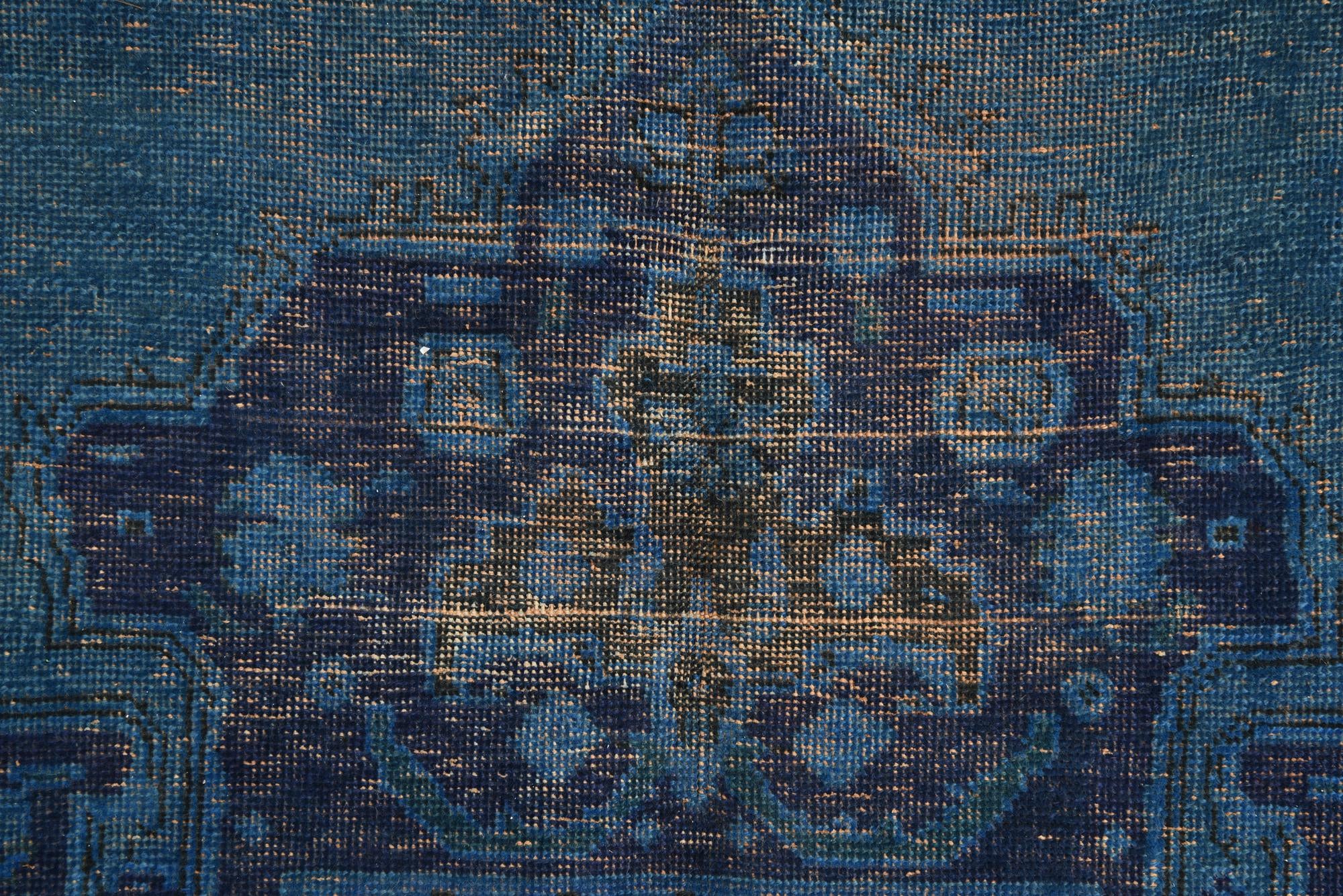 205cm x 275cm Hand Knotted Ultra Vintage Persian Wool Rug