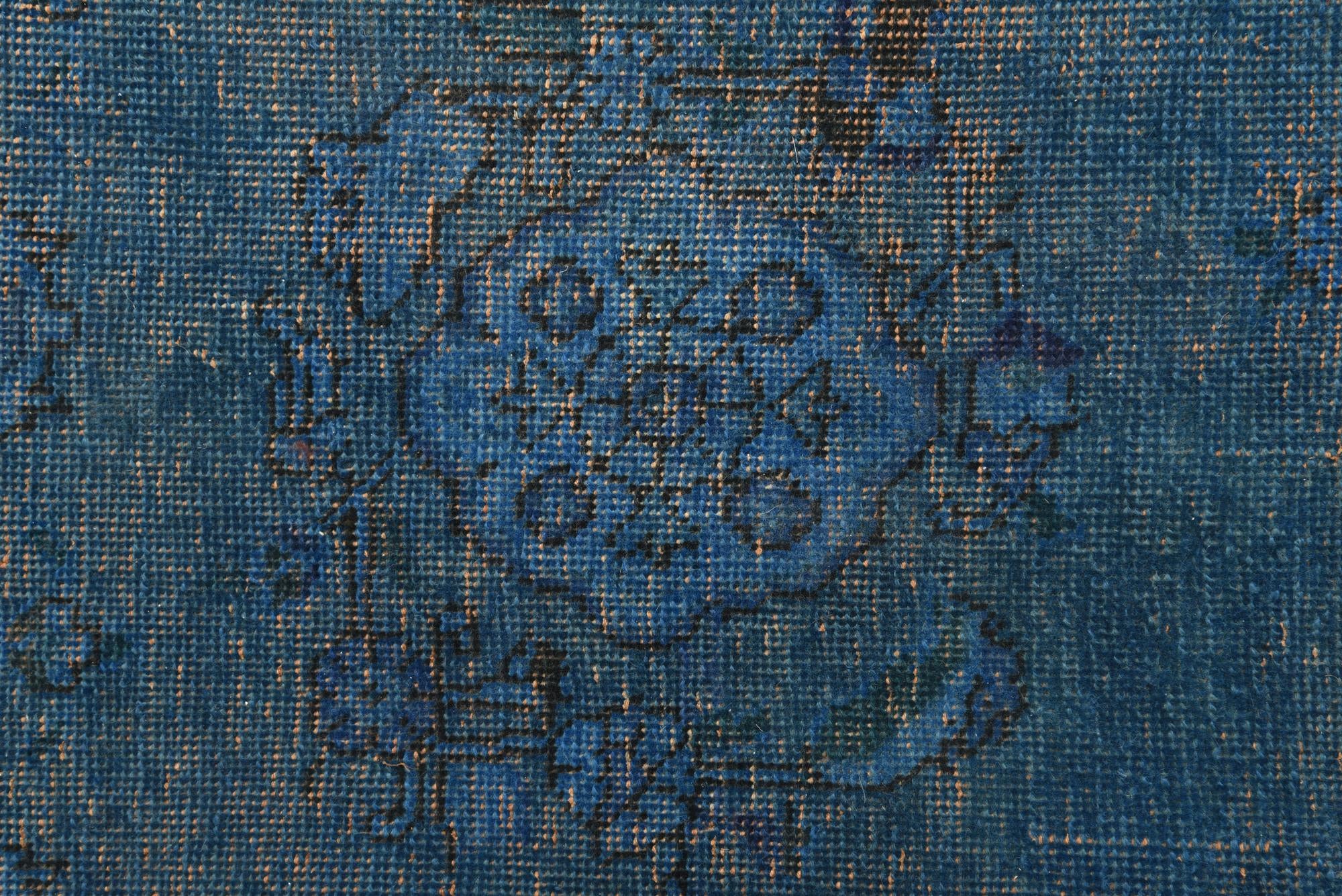 205cm x 275cm Hand Knotted Ultra Vintage Persian Wool Rug