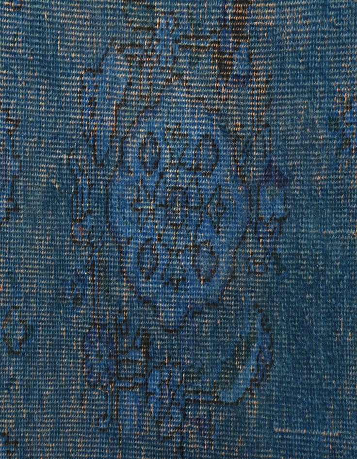 Detail image of 6' 8 x 9' 1  Hand Knotted Ultra Vintage Persian Wool Rug