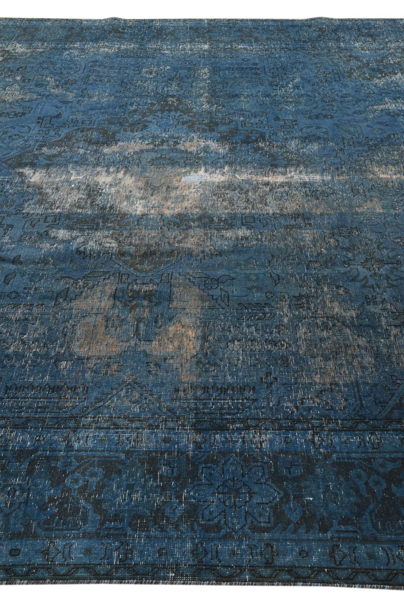 9' 10 x 12' 7 Hand Knotted Ultra Vintage Persian Wool Rug