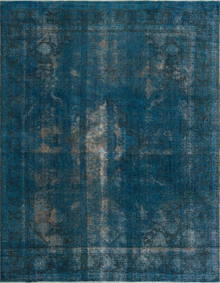 Detail image of 9' 10 x 12' 7 Hand Knotted Ultra Vintage Persian Wool Rug