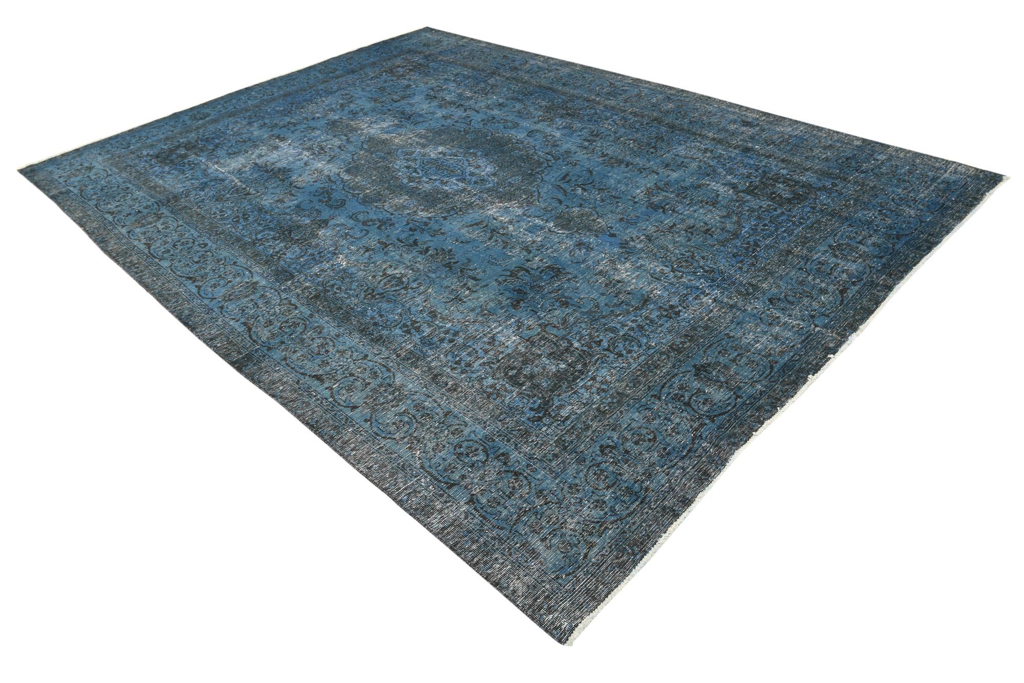 8' 9 x 12' 2 Hand Knotted Ultra Vintage Persian Wool Rug