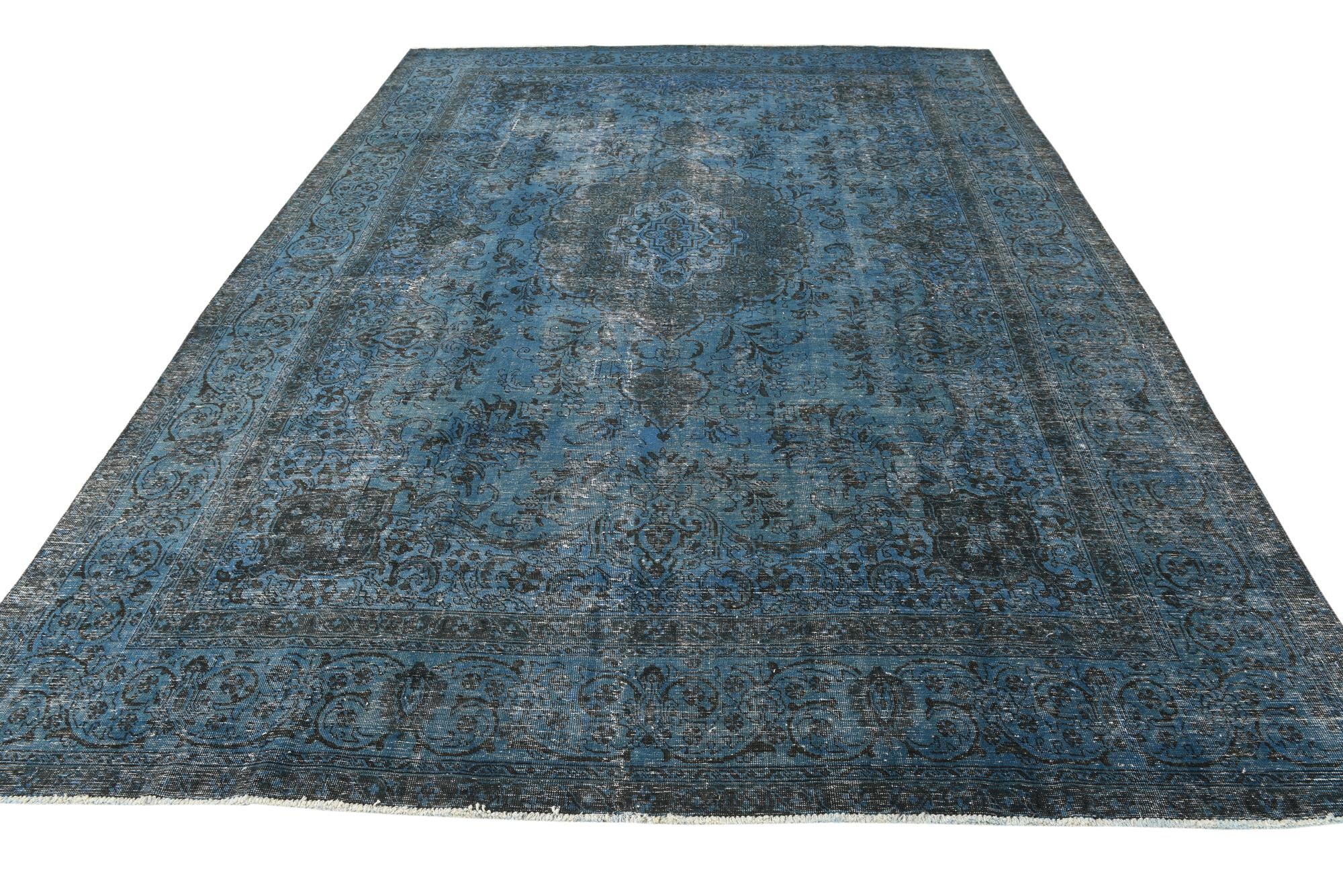 8' 9 x 12' 2 Hand Knotted Ultra Vintage Persian Wool Rug