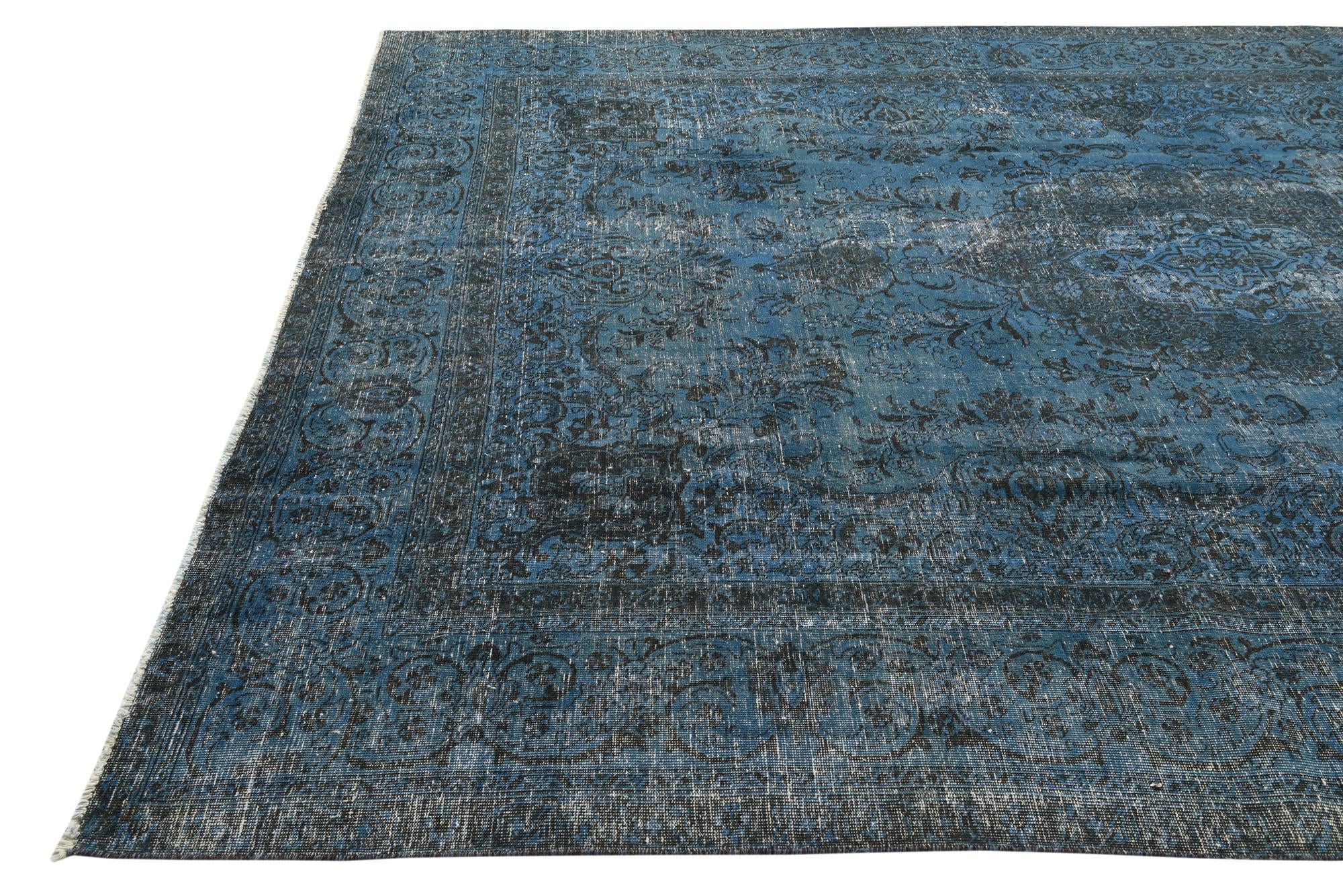 8' 9 x 12' 2 Hand Knotted Ultra Vintage Persian Wool Rug