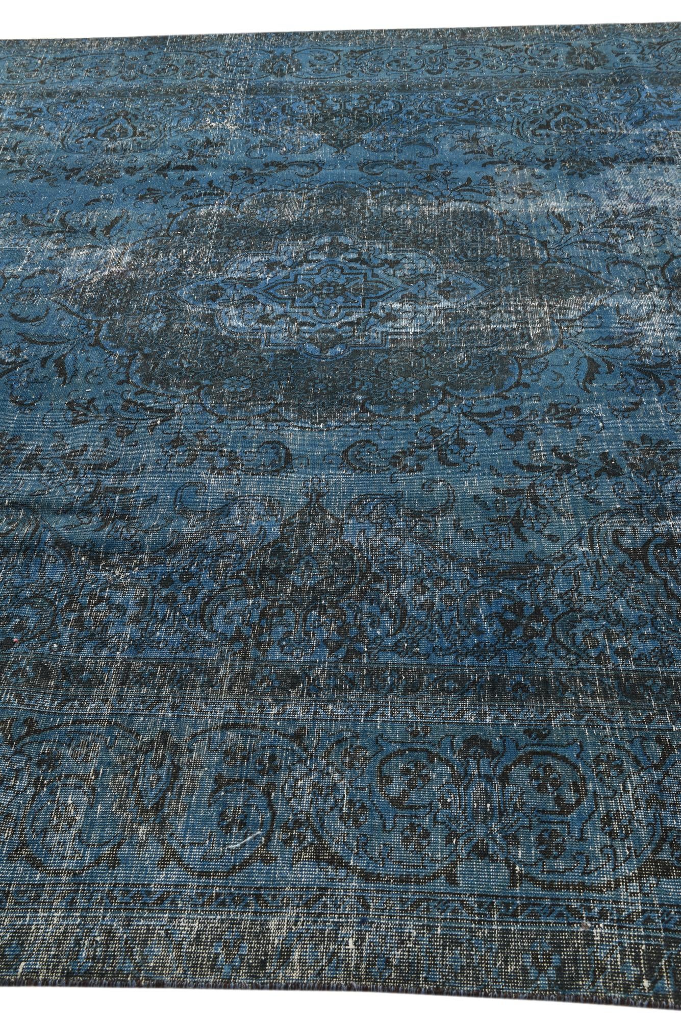 8' 9 x 12' 2 Hand Knotted Ultra Vintage Persian Wool Rug