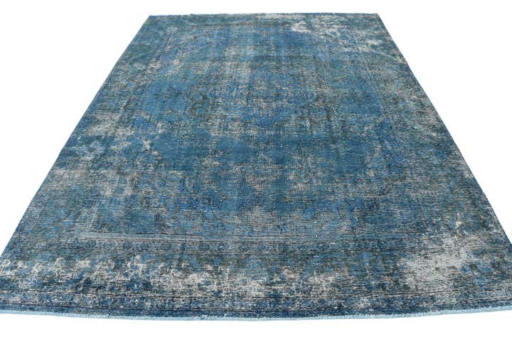 8' 1 x 10' 10 Hand Knotted Ultra Vintage Persian Wool Rug