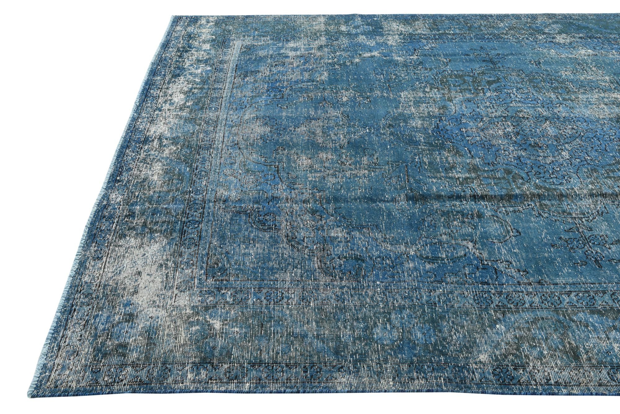 8' 1 x 10' 10 Hand Knotted Ultra Vintage Persian Wool Rug
