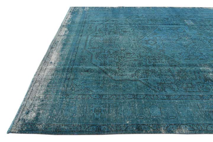 9' 6 x 12' 5 Hand Knotted Ultra Vintage Persian Wool Rug