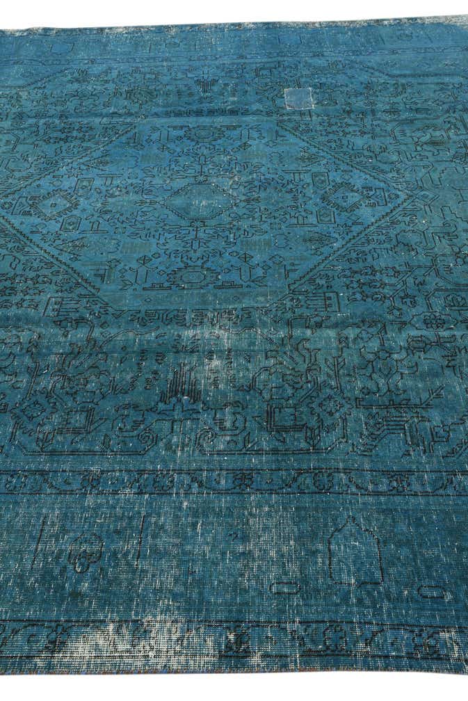 9' 6 x 12' 5 Hand Knotted Ultra Vintage Persian Wool Rug