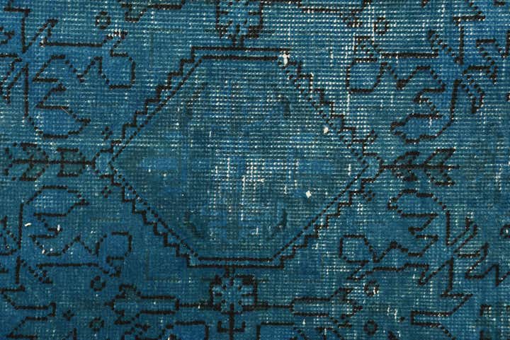 9' 6 x 12' 5 Hand Knotted Ultra Vintage Persian Wool Rug