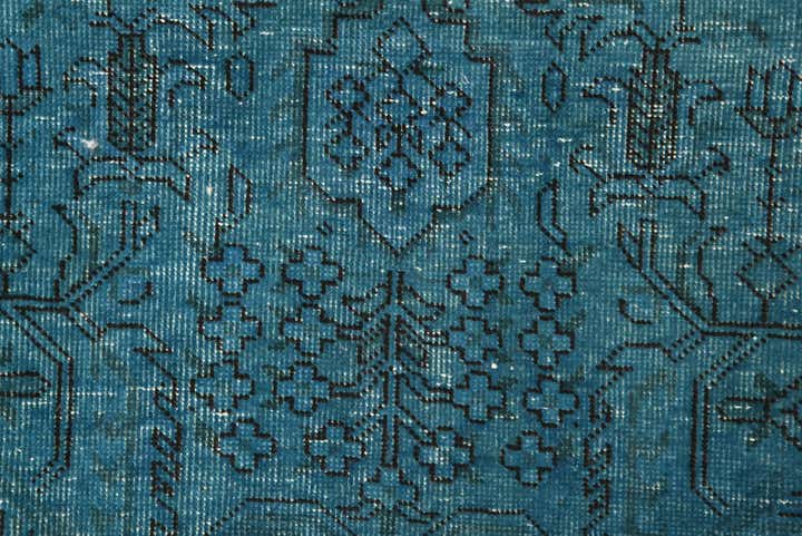 9' 6 x 12' 5 Hand Knotted Ultra Vintage Persian Wool Rug
