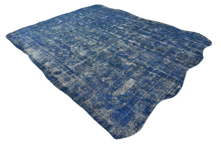 9' 6 x 12' 8 Hand Knotted Ultra Vintage Persian Wool Rug