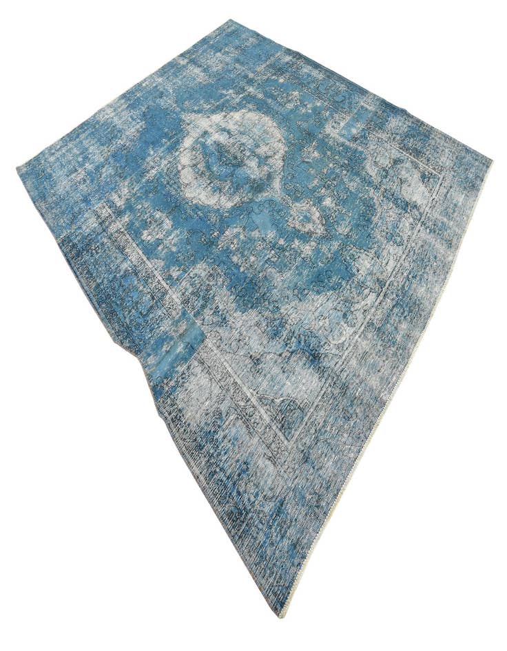 Detail image of 8' 1 x 9' 5  Hand Knotted Ultra Vintage Persian Wool Rug