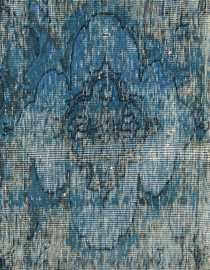 Detail image of 8' 1 x 9' 5  Hand Knotted Ultra Vintage Persian Wool Rug