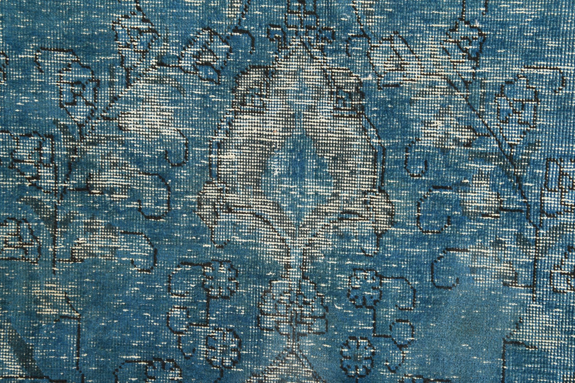 8' 1 x 9' 5 Hand Knotted Ultra Vintage Persian Wool Rug