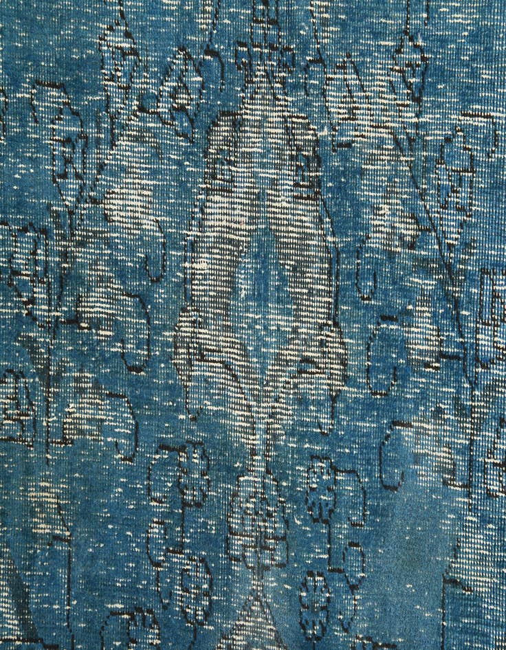Detail image of 8' 1 x 9' 5  Hand Knotted Ultra Vintage Persian Wool Rug