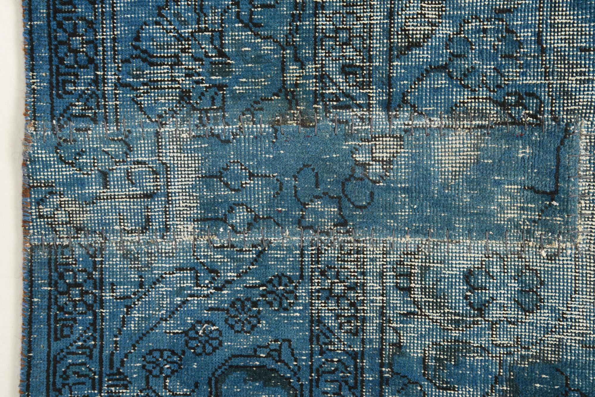 8' 1 x 9' 5 Hand Knotted Ultra Vintage Persian Wool Rug