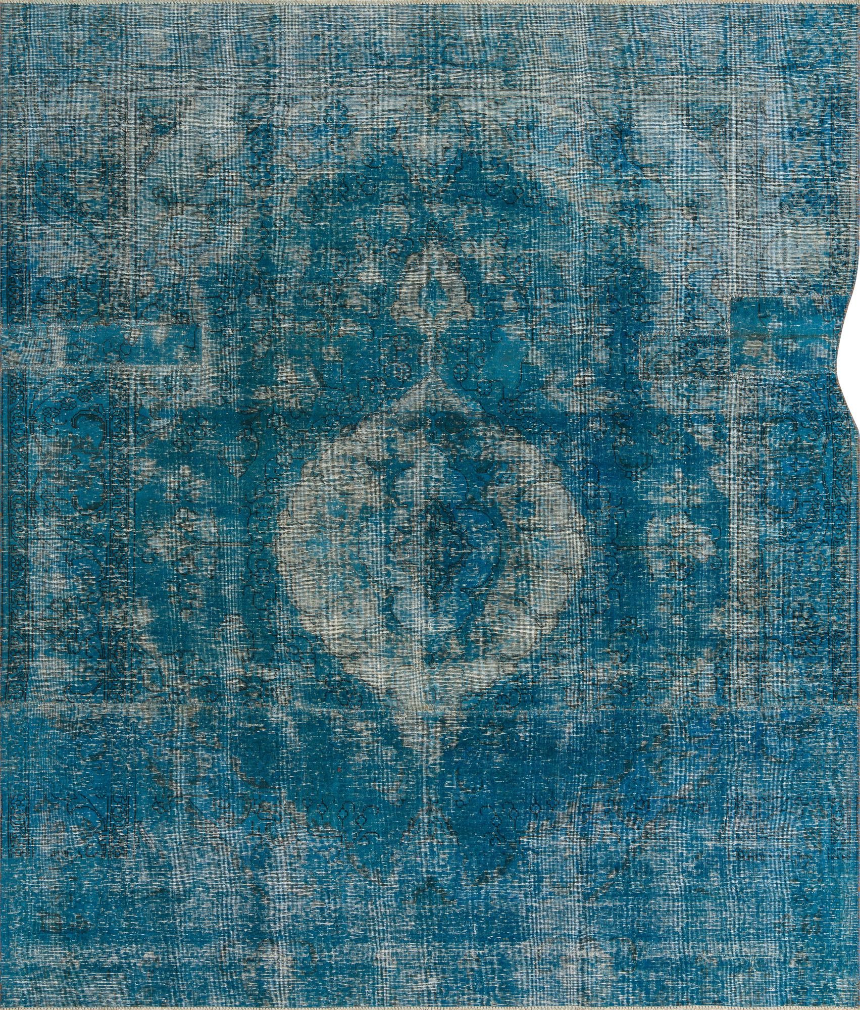 8' 1 x 9' 5 Hand Knotted Ultra Vintage Persian Wool Rug