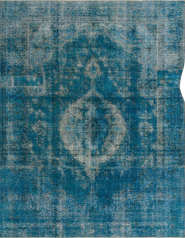 Detail image of 8' 1 x 9' 5 Hand Knotted Ultra Vintage Persian Wool Rug