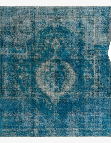 8' 1 x 9' 5 Hand Knotted Ultra Vintage Persian Wool Rug