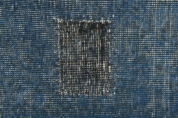 Detail image of 9' 6 x 12' 6 Hand Knotted Ultra Vintage Persian Wool Rug