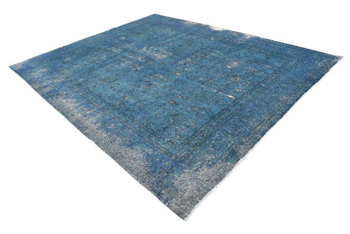 9' 10 x 12' 3 Hand Knotted Ultra Vintage Persian Wool Rug