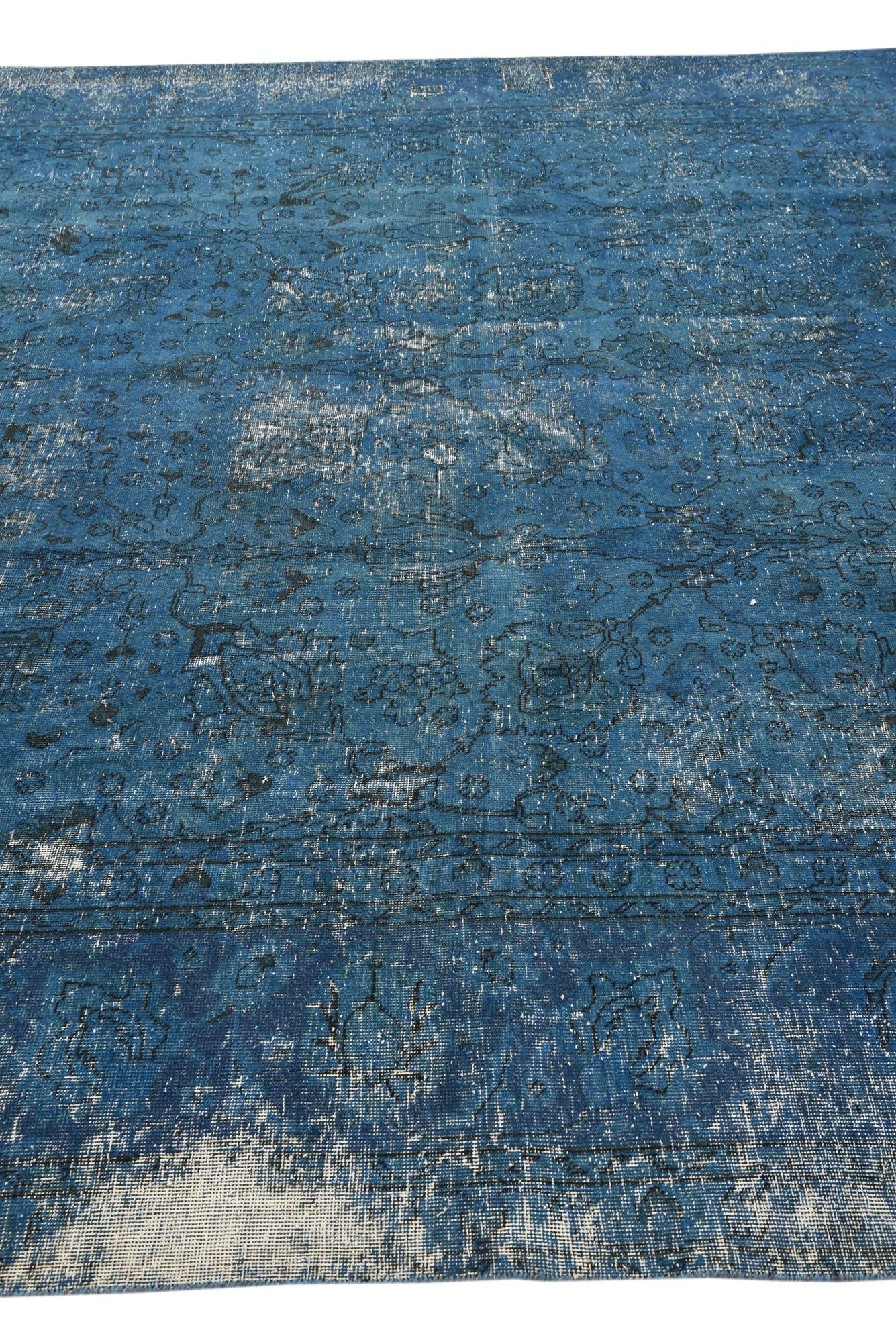 9' 10 x 12' 3 Hand Knotted Ultra Vintage Persian Wool Rug