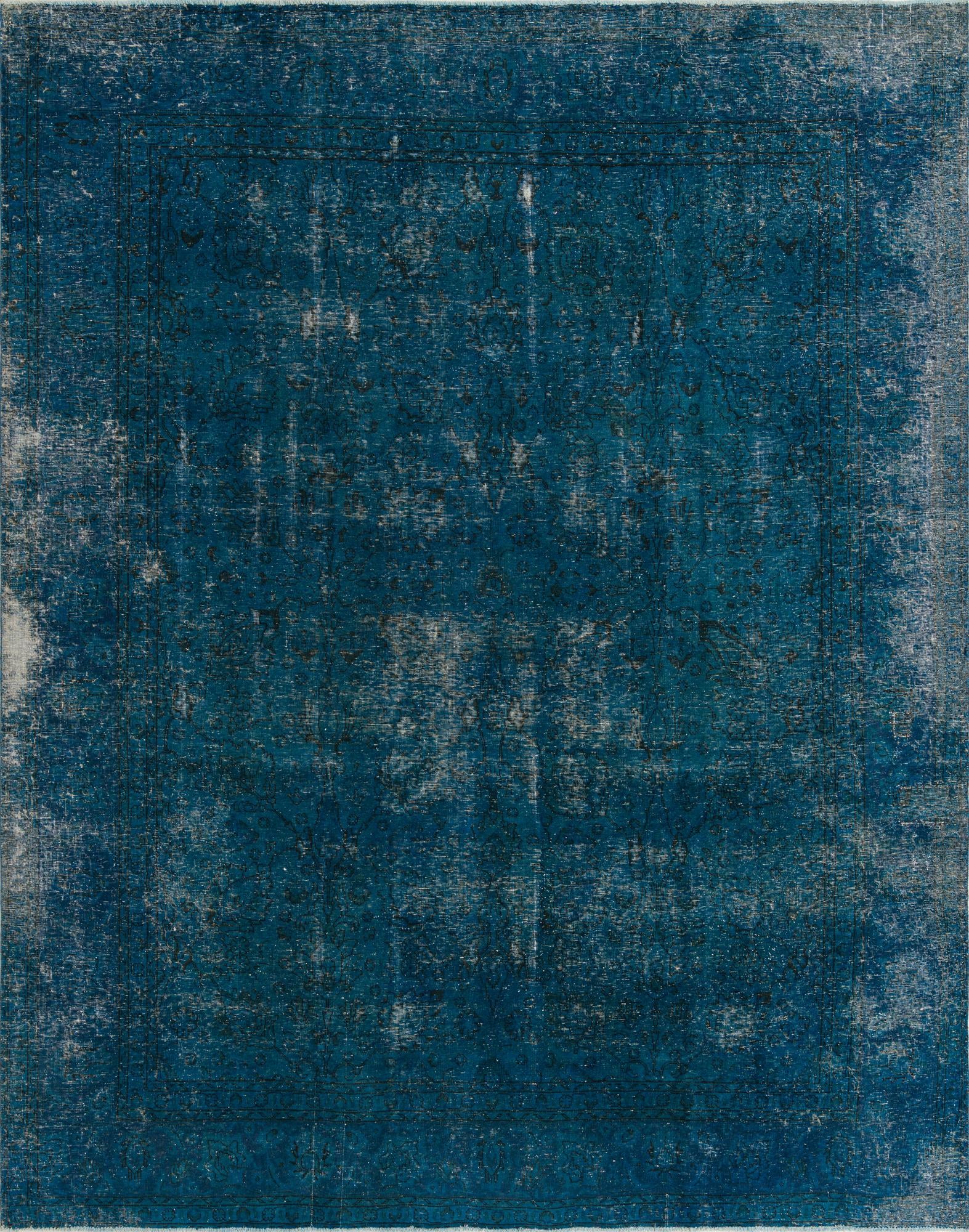 9' 10 x 12' 3 Hand Knotted Ultra Vintage Persian Wool Rug