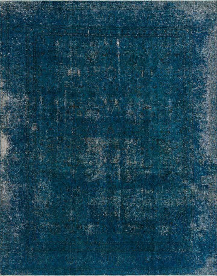 9' 10 x 12' 3 Hand Knotted Ultra Vintage Persian Wool Rug
