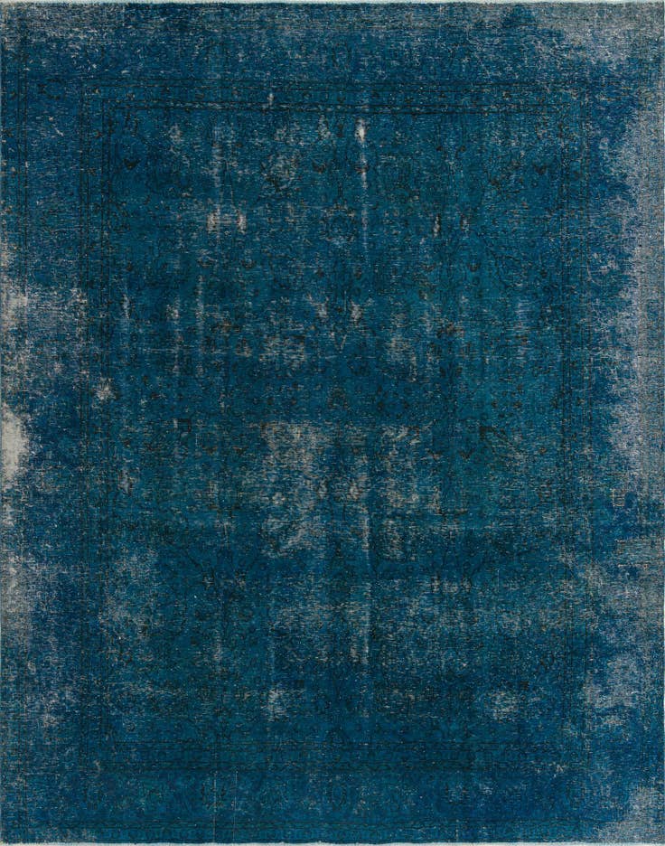 Detail image of 9' 10 x 12' 3 Hand Knotted Ultra Vintage Persian Wool Rug